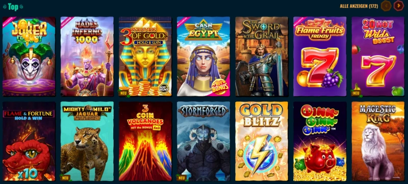 Spinanga Casino Games